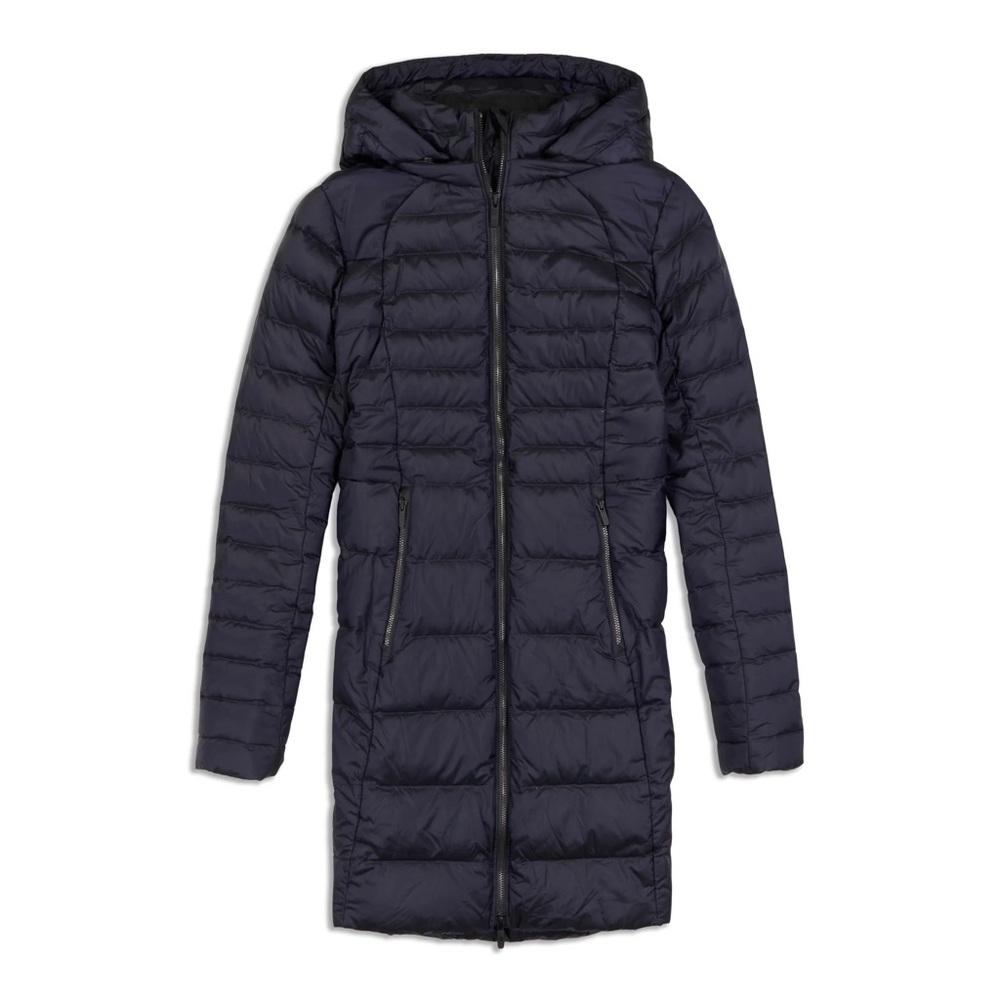 Womens sz 12 Lululemon Brave the Cold jacket long winter coat black XL puffer